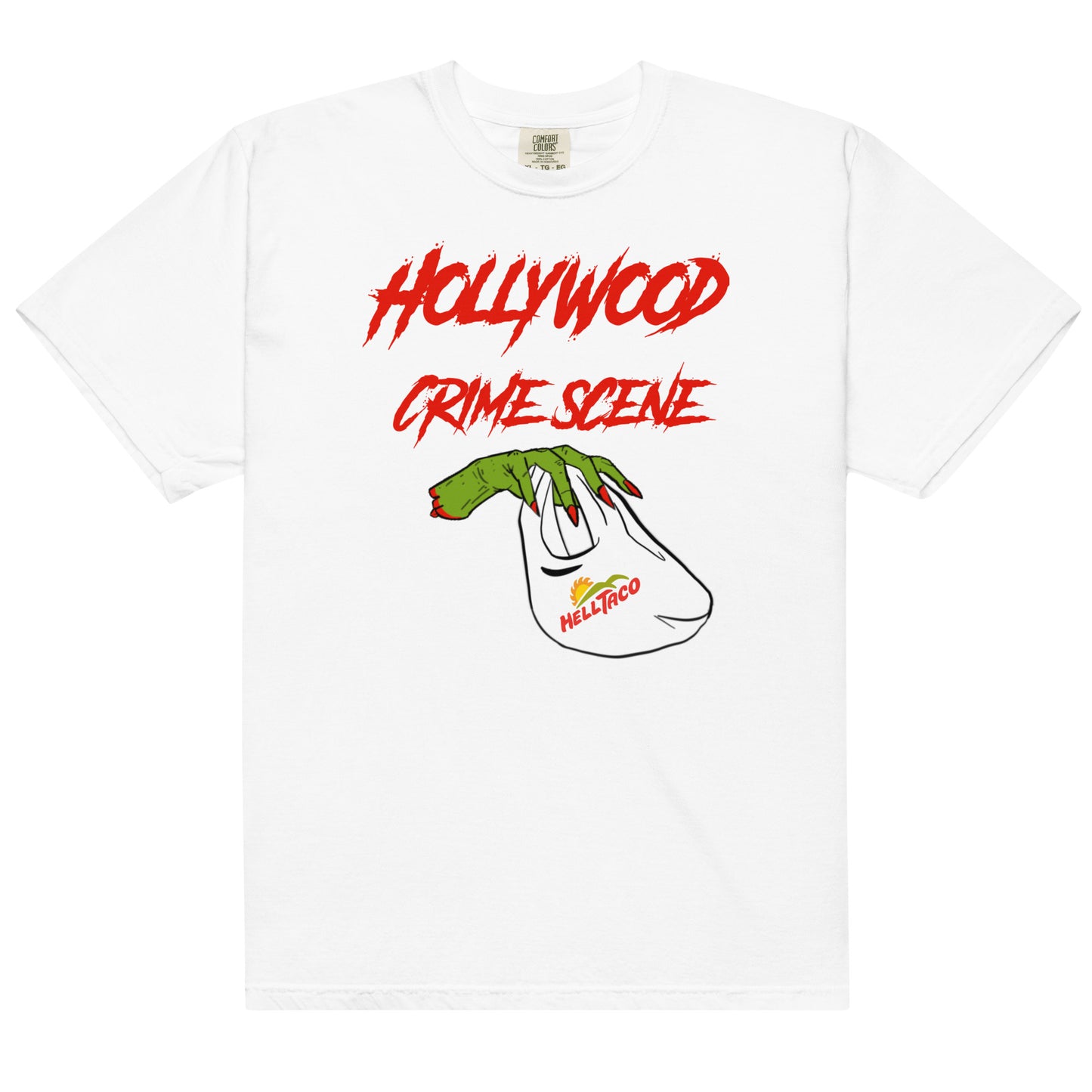slasher garment-dyed heavyweight t-shirt