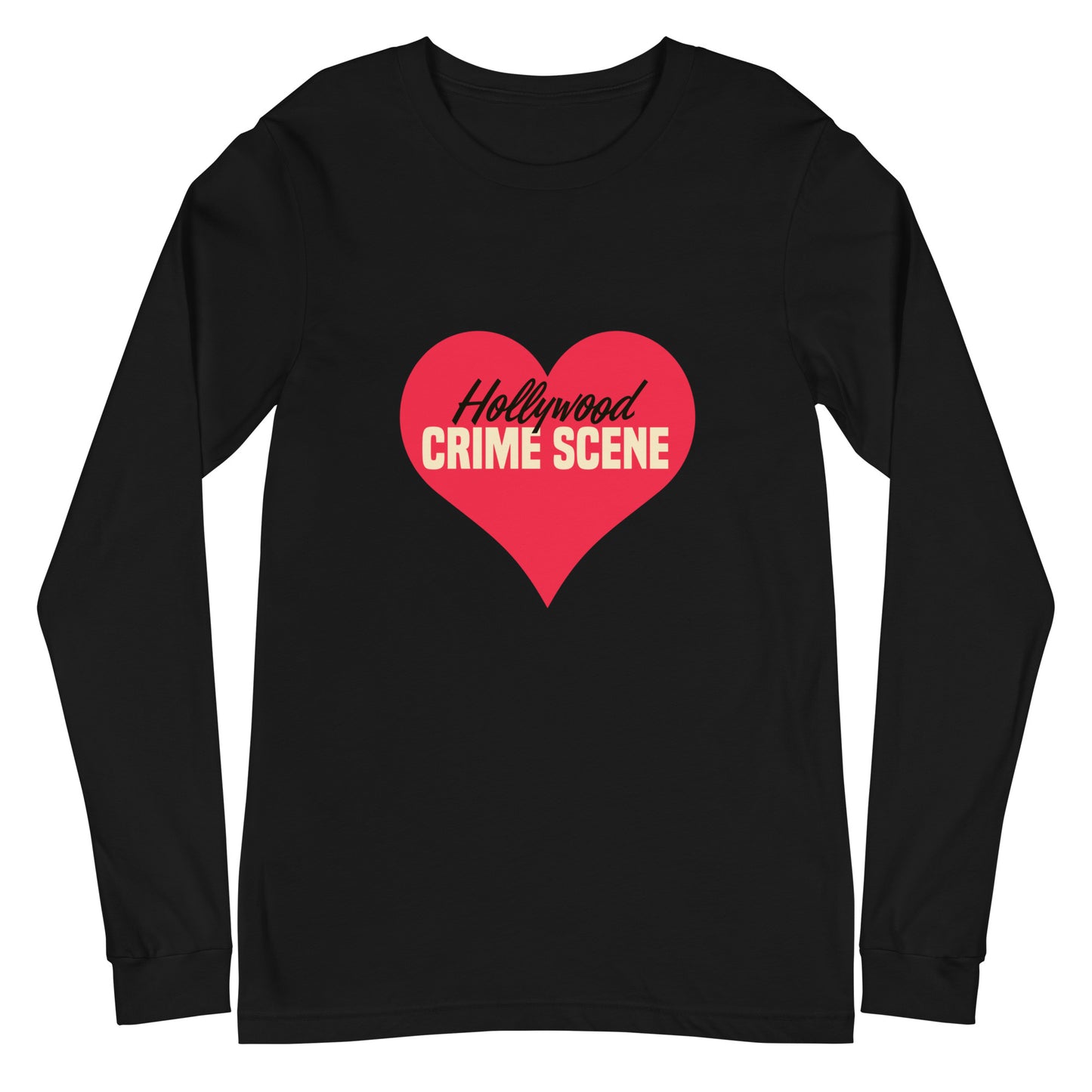 long sleeve heart logo tee