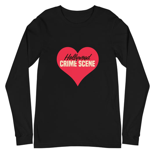 long sleeve heart logo tee